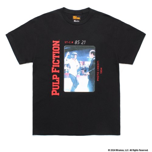 他の写真1: WACKO MARIA/PULP FICTION / T-SHIRT（BLACK）［プリントT-24秋冬］