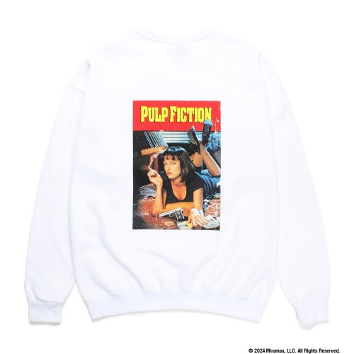 他の写真2: WACKO MARIA/PULP FICTION / SWEAT SHIRT（WHITE）［クルーネックスウェット-24秋冬］