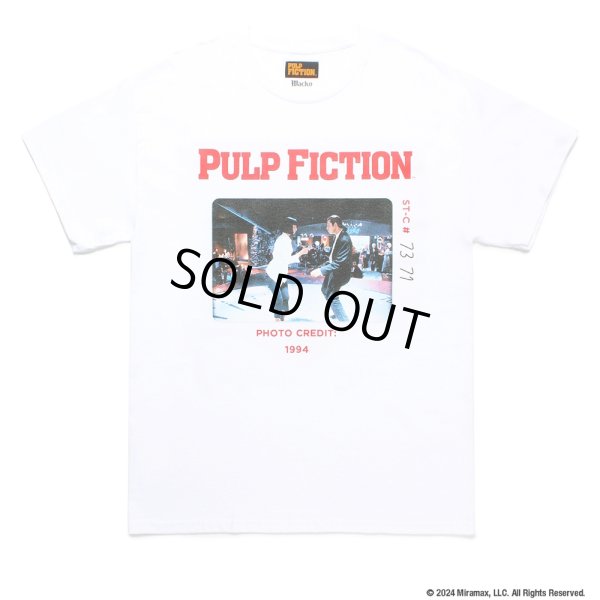 画像1: WACKO MARIA/PULP FICTION / T-SHIRT（WHITE）［プリントT-24秋冬］