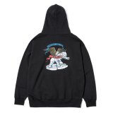 PORKCHOP/POLAR BEAR P HOODED（×MASSES）（BLACK）［プルオーバーパーカー-24秋冬］