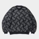 TIGHTBOOTH/CHECKER PLATE MOHAIR SWEATER（Black）［チェッカープレートモヘアセーター-24秋冬］