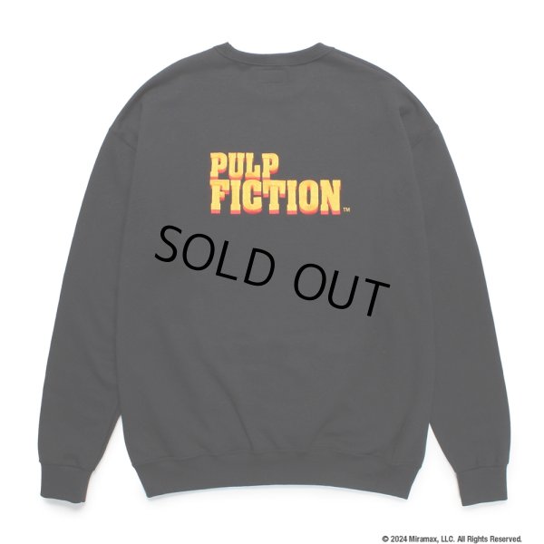 画像2: WACKO MARIA/PULP FICTION / SWEAT SHIRT（BLACK）［クルーネックスウェット-24秋冬］