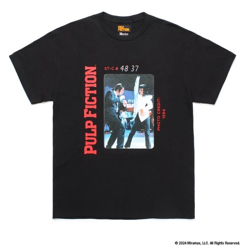 他の写真1: WACKO MARIA/PULP FICTION / T-SHIRT（BLACK）［プリントT-24秋冬］