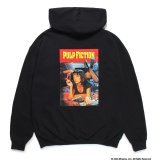 WACKO MARIA/PULP FICTION / HOODED SWEAT SHIRT（BLACK）［プルオーバーパーカー-24秋冬］