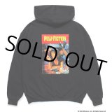 WACKO MARIA/PULP FICTION / HOODED SWEAT SHIRT（BLACK）［プルオーバーパーカー-24秋冬］