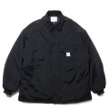 COOTIE PRODUCTIONS/Padded Nylon OX Work Short Coat（Black）［ワークショートコート-24秋冬］