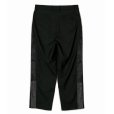 画像2: BUENA VISTA/SIDE LINE TUCK SLACKS（BLACK）［サイドラインタックスラックス-24秋冬］ (2)