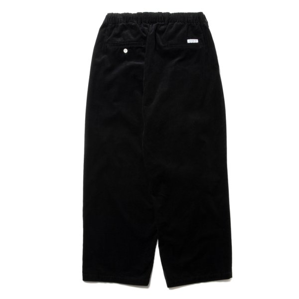 画像2: COOTIE PRODUCTIONS/Corduroy 3 Tuck Easy Trousers（Black）［コーデュロイ3タックイージーパンツ-24秋冬］