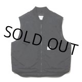 COOTIE PRODUCTIONS/Padded Nylon OX Work Vest（Black）［ワークベスト-24秋冬］