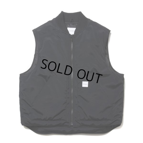 画像1: COOTIE PRODUCTIONS/Padded Nylon OX Work Vest（Black）［ワークベスト-24秋冬］