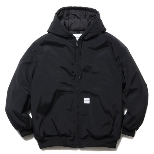 他の写真1: COOTIE PRODUCTIONS/Padded Nylon OX hooded Work Jacket（Black）［フーデッドワークJKT-24秋冬］