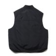 画像2: COOTIE PRODUCTIONS/Padded Nylon OX Work Vest（Black）［ワークベスト-24秋冬］ (2)