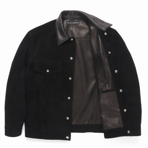 他の写真3: WACKO MARIA/SUEDE TRUCKER JACKET（BLACK）［スウェードレザートラッカーJKT-24秋冬］