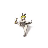 WACKO MARIA/BUNNY GIRL PIN（ONE）［ピンバッジ-24秋冬］