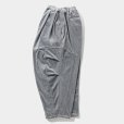 画像3: TIGHTBOOTH/VELOUR BALLOON PANTS（Hether Grey）［ベロアバルーンパンツ-24秋冬］