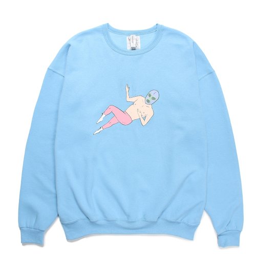 他の写真1: WACKO MARIA/世界平和プロジェクト / SWEAT SHIRT（BLUE）［クルーネックスウェット-24秋冬］