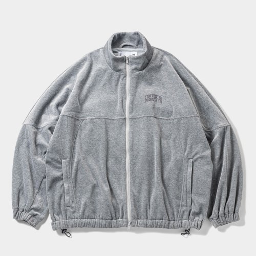 他の写真1: TIGHTBOOTH/VELOUR TRACK JACKET（Hether Grey）［ベロアトラックJKT-24秋冬］