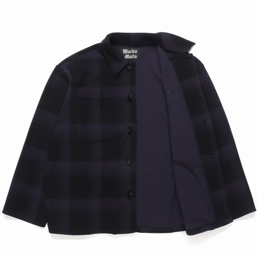 他の写真2: WACKO MARIA/CHECK FLEECE SHIRT JACKET（NAVY）［チェックフリースシャツJKT-24秋冬］