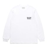 WACKO MARIA/THERMAL CREW NECK SHIRT（WHITE）［サーマル長袖-24秋冬］