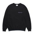 画像2: WACKO MARIA/世界平和プロジェクト / SWEAT SHIRT（BLACK）［クルーネックスウェット-24秋冬］ (2)