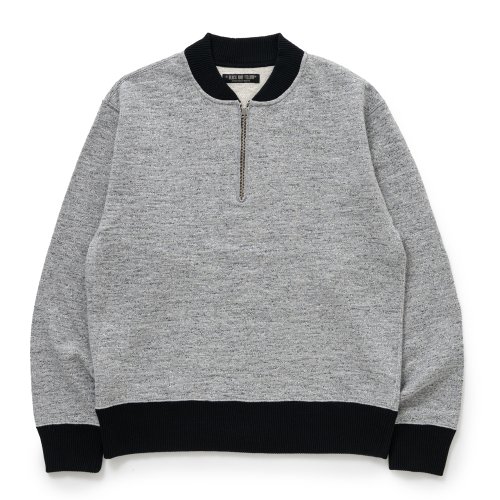 他の写真1: RATS/HALF ZIP SWEAT（HEATHER GRAY）［ハーフジップスウェット-24秋冬］