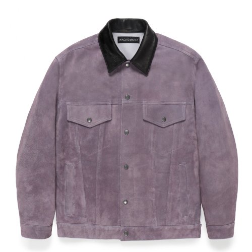 他の写真1: WACKO MARIA/SUEDE TRUCKER JACKET（PURPLE）［スウェードレザートラッカーJKT-24秋冬］