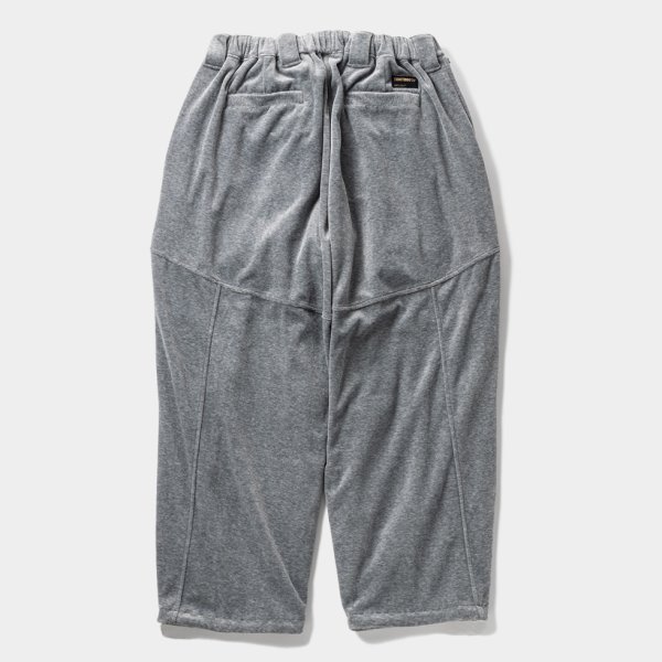 画像2: TIGHTBOOTH/VELOUR BALLOON PANTS（Hether Grey）［ベロアバルーンパンツ-24秋冬］