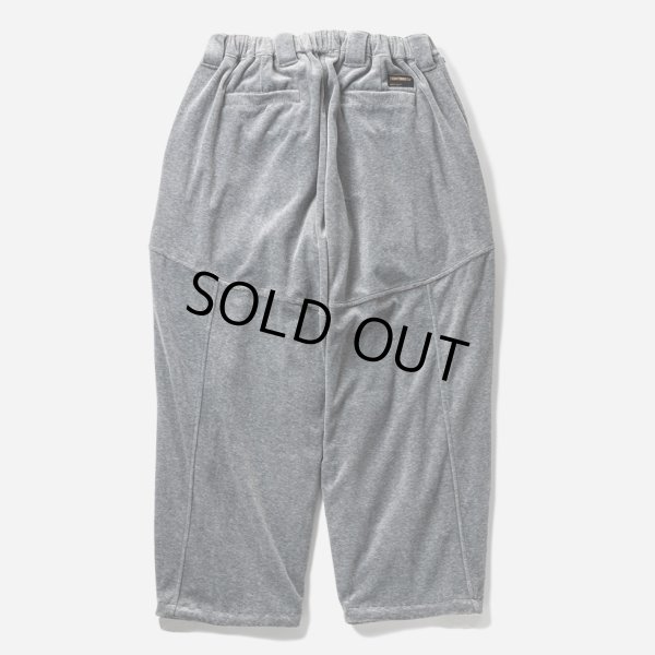 画像2: TIGHTBOOTH/VELOUR BALLOON PANTS（Hether Grey）［ベロアバルーンパンツ-24秋冬］