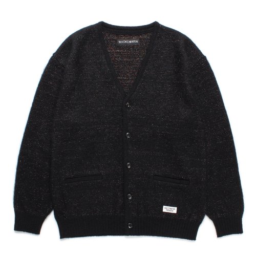 他の写真1: WACKO MARIA/GLITTER MOHAIR KNIT CARDIGAN（BLACK/RAINBOW）［グリッダーモヘアカーディガン-24秋冬］