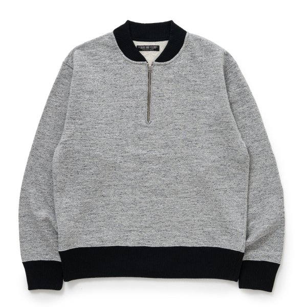 画像1: RATS/HALF ZIP SWEAT（HEATHER GRAY）［ハーフジップスウェット-24秋冬］