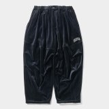 TIGHTBOOTH/VELOUR BALLOON PANTS（Black）［ベロアバルーンパンツ-24秋冬］