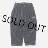 TIGHTBOOTH/VELOUR BALLOON PANTS（Black）［ベロアバルーンパンツ-24秋冬］