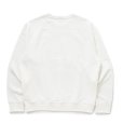 画像2: RATS/LOGO BINDER NECK SWEAT（WHITE）［クルーネックスウェット-24秋冬］ (2)