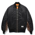 画像1: WACKO MARIA/MA-1 FLIGHT JACKET（BLACK）［MA-1フライトJKT-24秋冬］ (1)