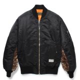 WACKO MARIA/MA-1 FLIGHT JACKET（BLACK）［MA-1フライトJKT-24秋冬］