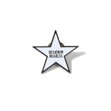 WACKO MARIA/STAR PIN（WHITE）［ピンバッジ-24秋冬］