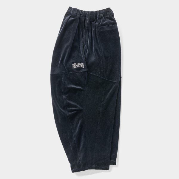 画像2: TIGHTBOOTH/VELOUR BALLOON PANTS（Black）［ベロアバルーンパンツ-24秋冬］