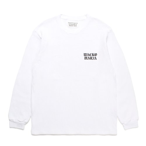 他の写真1: WACKO MARIA/THERMAL CREW NECK SHIRT（WHITE）［サーマル長袖-24秋冬］