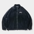 TIGHTBOOTH/VELOUR TRACK JACKET（Black）［ベロアトラックJKT-24秋冬］