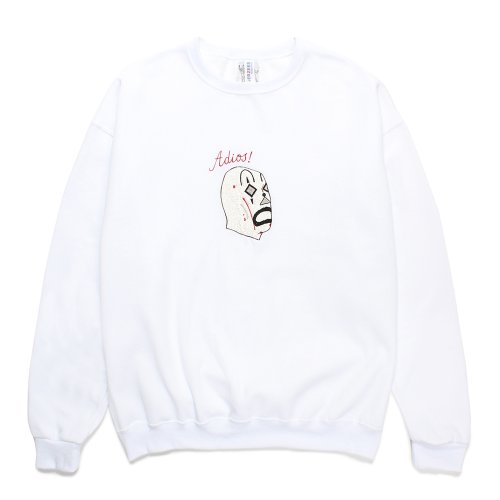 他の写真1: WACKO MARIA/世界平和プロジェクト / SWEAT SHIRT（WHITE）［クルーネックスウェット-24秋冬］