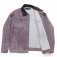 画像3: WACKO MARIA/SUEDE TRUCKER JACKET（PURPLE）［スウェードレザートラッカーJKT-24秋冬］ (3)