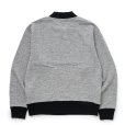 画像2: RATS/HALF ZIP SWEAT（HEATHER GRAY）［ハーフジップスウェット-24秋冬］ (2)