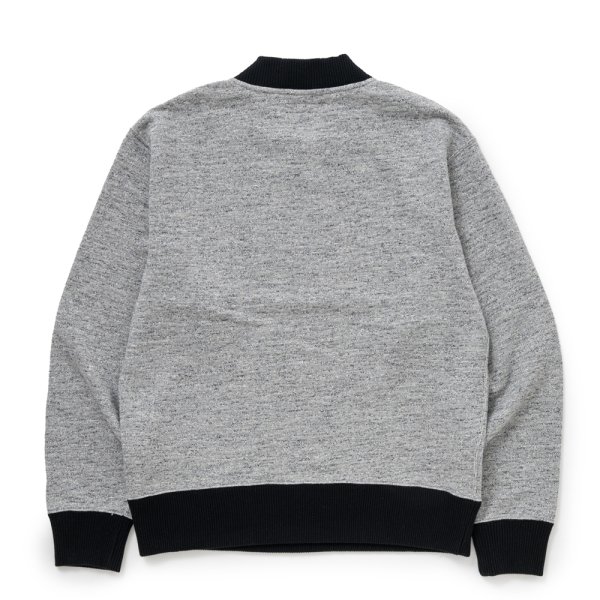 画像2: RATS/HALF ZIP SWEAT（HEATHER GRAY）［ハーフジップスウェット-24秋冬］