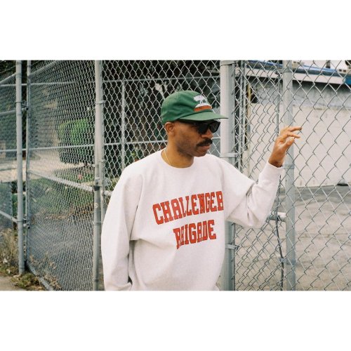 他の写真3: CHALLENGER/COLLEGE LOGO C/N SWEAT（GRAY）［クルーネックスウェット-24秋冬］