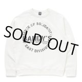 RATS/LOGO BINDER NECK SWEAT（WHITE）［クルーネックスウェット-24秋冬］