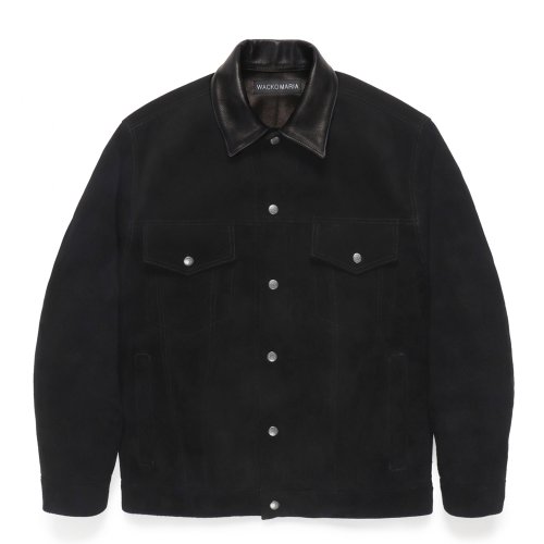 他の写真1: WACKO MARIA/SUEDE TRUCKER JACKET（BLACK）［スウェードレザートラッカーJKT-24秋冬］