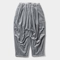 TIGHTBOOTH/VELOUR BALLOON PANTS（Hether Grey）［ベロアバルーンパンツ-24秋冬］