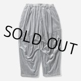 TIGHTBOOTH/VELOUR BALLOON PANTS（Hether Grey）［ベロアバルーンパンツ-24秋冬］