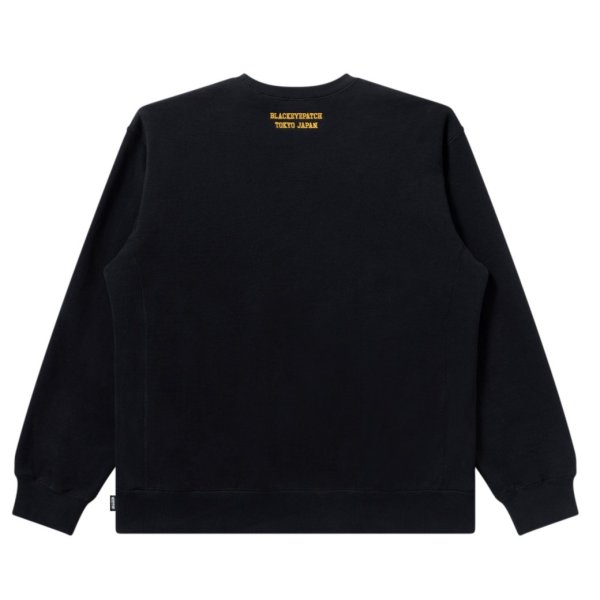 画像2: BlackEyePatch/B EMBLEM HEAVYWEIGHT CREW SWEAT（BLACK）