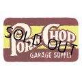 PORKCHOP/SQUARE LOGO MAT（RED/YELLOW）［スクエアロゴマット-24秋冬］